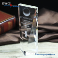 Golf Optical Crystal Award Trophy Engraving
